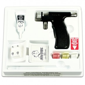 KIT PISTOLA PERFORADORA PENDIENTES UNIVERSAL