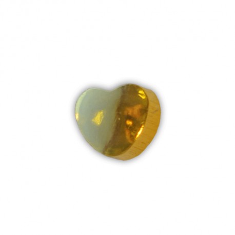PENDIENTES CORAZÓN CHAPADO ORO