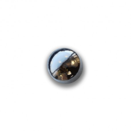 PENDIENTES DE PERFORAR BOLA MINI PLATEADA (M200W)