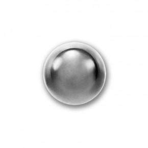 PENDIENTES BOLA 4mm. PLATEADA