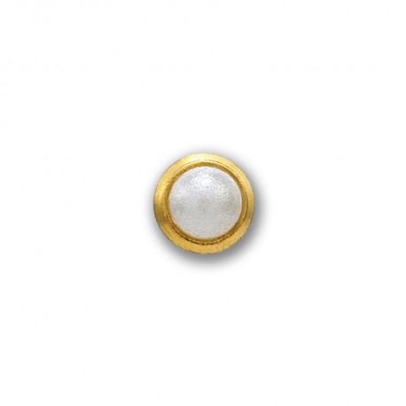 PENDIENTES PERLA 2mm. DORADOS