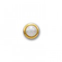 PENDIENTES DE PERFORAR S75 PERLA 2mm. DORADOS R144