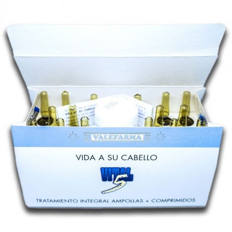 PACK VITAL-5 VIDA A SU CABELLO 20Amp. +60Comp.
