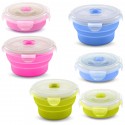 CONTENEDOR PLEGABLE SILICONA NUVITA 3Col. 540ml.