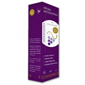 ESPUMA ANTICELULÍTICA VALEFARMA,  250ml.