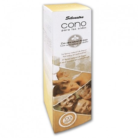 CONO PARA OÍDOS SILVESTRE Limpieza Natural, 2uds.
