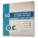 APÓSITOS ESTÉRILES TEJIDO SIN TEJER OC. 50uds.10x10cm.