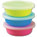 SET 3 BOLES CON TAPA PARA ALIMENTOS BEBÉ NUVITA 3Col.