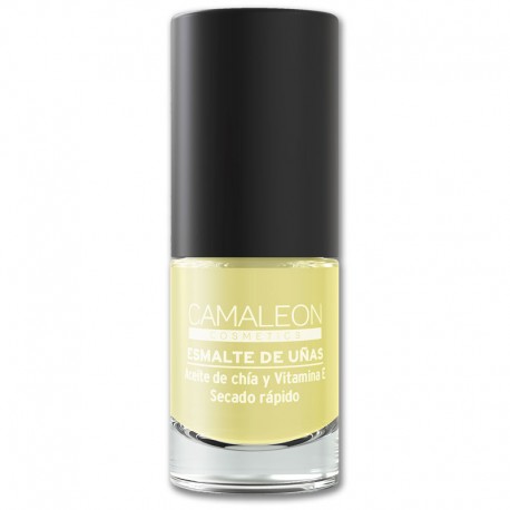 ESMALTE UÑAS AMARILLO PASTEL LARGA DURACIÓN CAMALEÓN