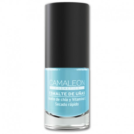 ESMALTE UÑAS AZUL CIELO LARGA DURACIÓN CAMALEÓN