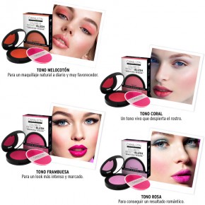 COLORETE EN CREMA INFINITY BLUSH CAMALEÓN 4Col.