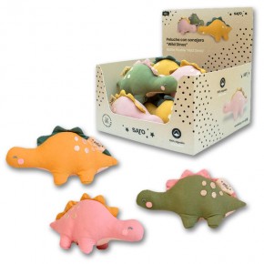 DISPLAY 9 DINOS. PELUCHES SONAJERO SARO