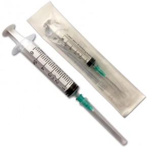JERINGA CON AGUJA  5ml. ENFA