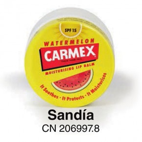 BÁLSAMO LABIAL TARRO CARMEX SANDÍA 7,5g.