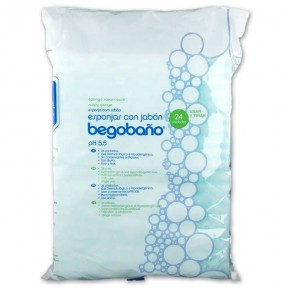 ESPONJAS CON JABÓN BEGOBAÑO 24uds.