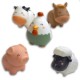 SET 5 JUGUETES BAÑO “FUNNY FARM” SARO