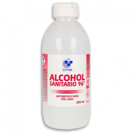 ALCOHOL SANITARIO 96º DYNS 250ml.