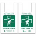 BOLSAS CAMISETA RECICLABLES 22x40cm.