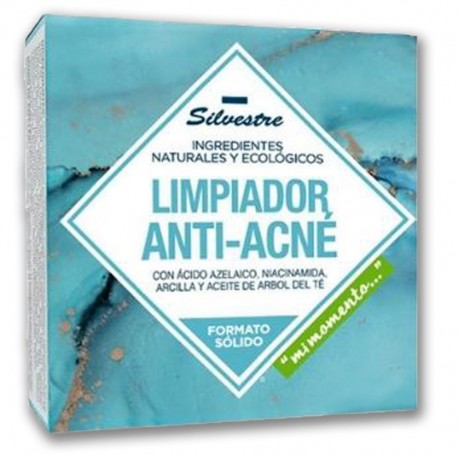 LIMPIADOR ANTI-ACNÉ SÓLIDO SILVESTRE 60g.