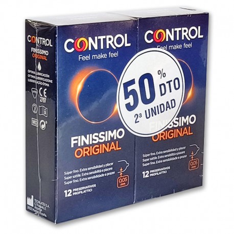 PROFILÁCTICOS CONTROL FINISSIMO ORIG. 12+12