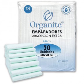 EMPAPADORES 60X90 ABSORCIÓN EXTRA ORGANITE 30uds.