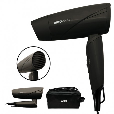 MINI SECADOR DE PELO CLICCO WAD NEGRO
