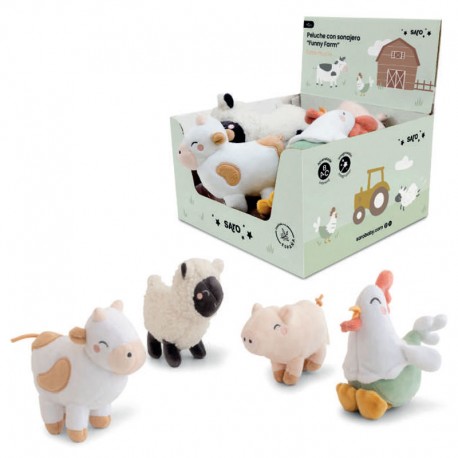 DISPLAY 8 ANIMALES GRANJA SONAJERO SARO
