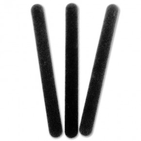 PACK 3LIMAS NEGRAS FINAS DISNA 18cm.