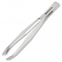 PINZA DEPILAR OBLICUA INOX PLATA DISNA 7,4cm.