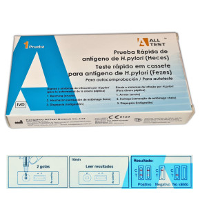 TEST RÁPIDO ANTÍGENO H.PYLORI (HECES) ALLTEST