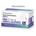 GUANTES VINILO DE EXAMEN I&A MEDICAL 100uds