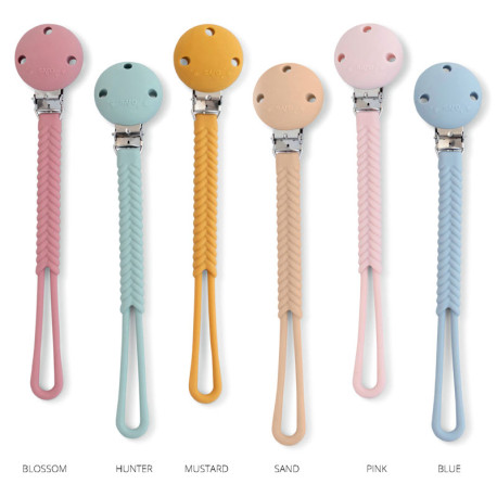 PORTACHUPETE SILICONA TRENZA SARO 6Col