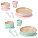 VAJILLA MELAMINA 5Pzas. NORDIC SARO 2Col