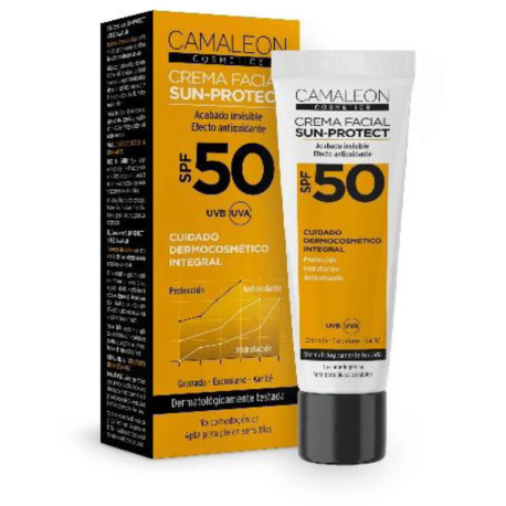 CREMA SOLAR SPF50 CAMALEÓN 50ml.