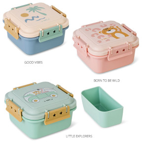 CAJITA DE ALMUERZO M CLICK & GO SARO 3Col