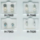 PENDIENTES HIPOALERG. MEDICYS H-7000, 12Mod.