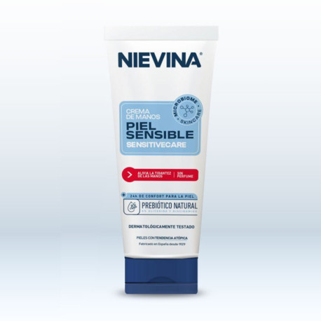 CREMA MANOS SENSITIVECARE NIEVINA 75ml.