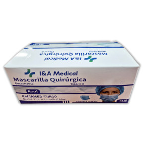 MASCARILLA QUIRÚRGICA IIR I&A MEDICAL 50uds.