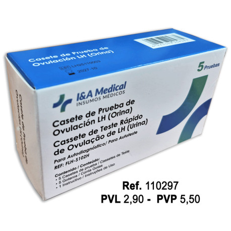 TEST OVULACIÓN LH I&A MEDICAL 5CASETE