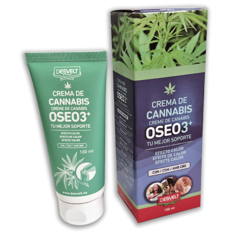 CREMA DE CANNABIS OSEO3+ DESVELT 100ml.