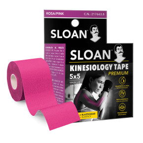 KINESIOLOGY TAPE SLOAN 5X5 CINTA ROSA