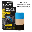 PACK 3 ROLLOS KINESIOLOGY TAPE SLOAN