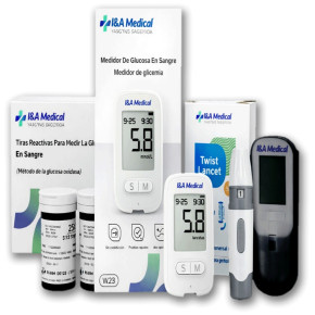 GLUCÓMETRO MEDIDOR GLUCEMIA I&A MEDICAL