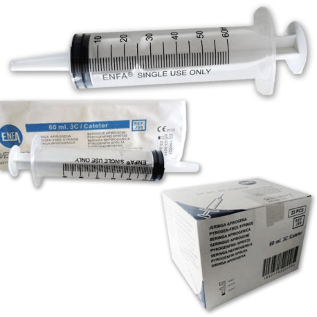 JERINGA SIN AGUJA ENFA 60ml.