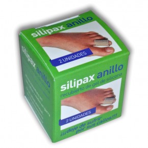 SILIPAX ANILLO CON GEL SILICONA DEDOS PIES, 2uds.