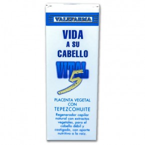 AMPOLLAS VITAL-5 VIDA A SU CABELLO, 2Amp.10ml.