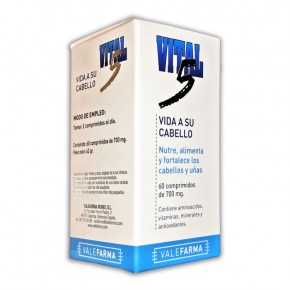 COMPRIMIDOS VITAL-5 VIDA A SU CABELLO, 60uds.700mg.