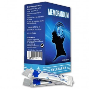 MEMORANDUM INTELECTUM VALEFARMA, 12 Stick de 10ml.