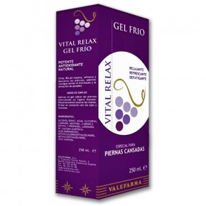 VITAL RELAX GEL FRIO PIERNAS CANSADAS VALEFARMA, 250ml.