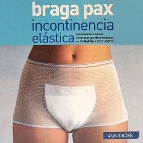 BRAGAS ELÁSTICAS INCONTINENCIA PAX 4uds.